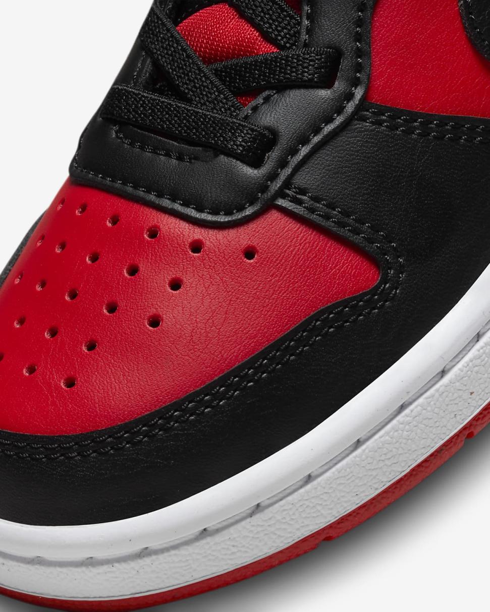 Nike Court Borough Low Recraft University Red/White/Black | Kids Nike Lifestyle