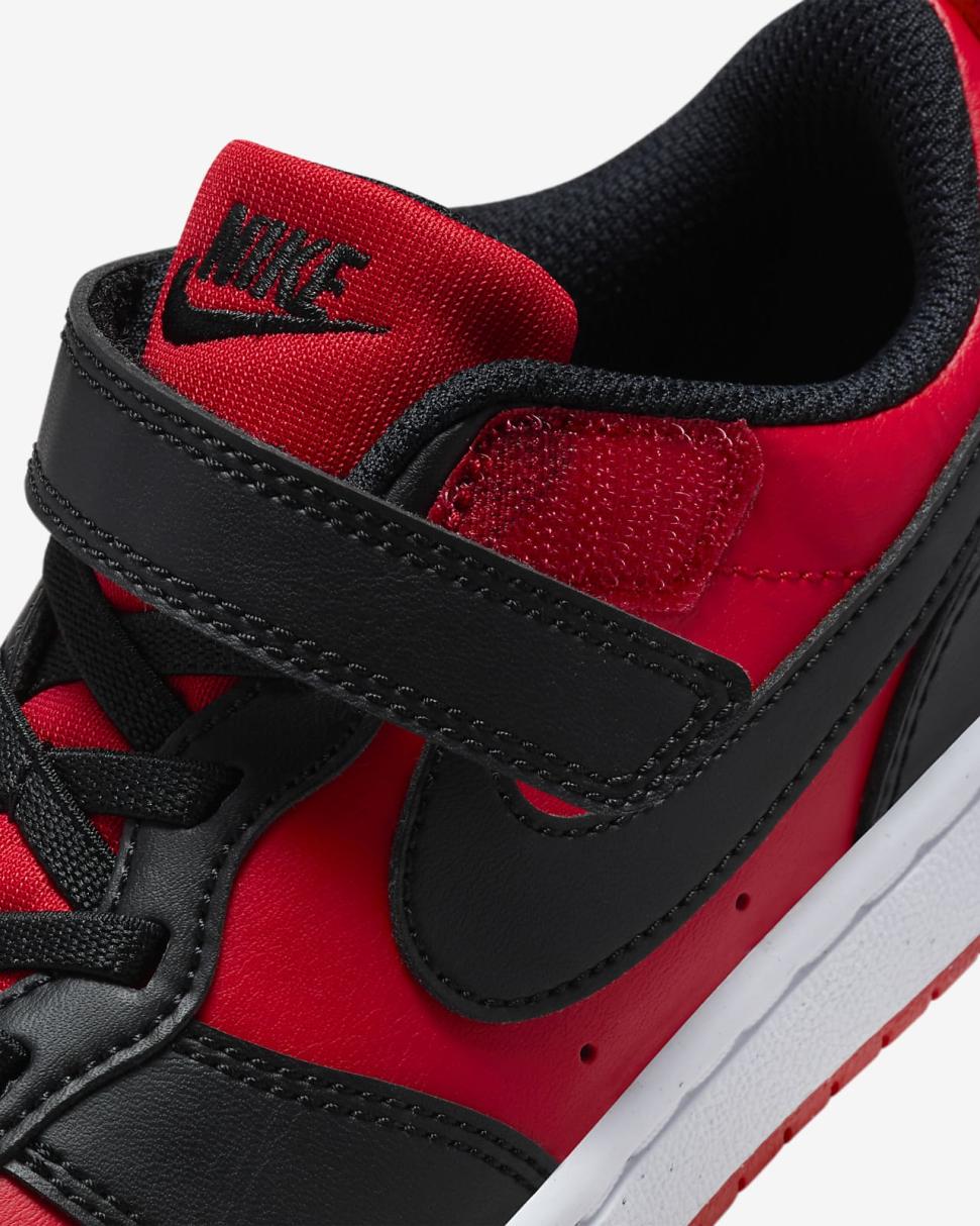 Nike Court Borough Low Recraft University Red/White/Black | Kids Nike Lifestyle