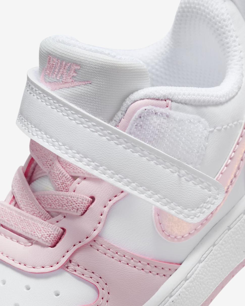 Nike Court Borough Low Recraft White/Pink Foam | Kids Nike First Day Kicks