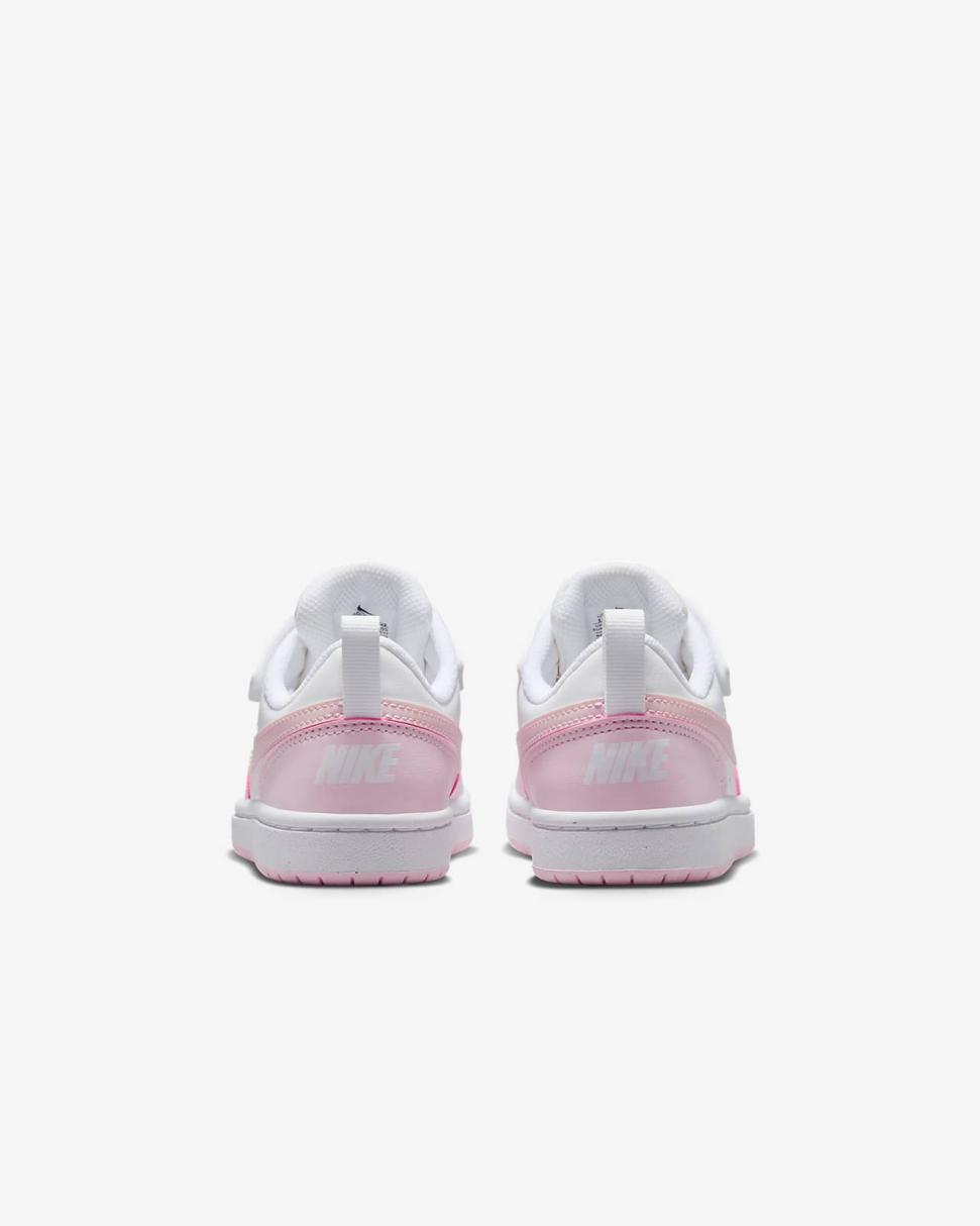 Nike Court Borough Low Recraft White/Pink Foam | Kids Nike Lifestyle