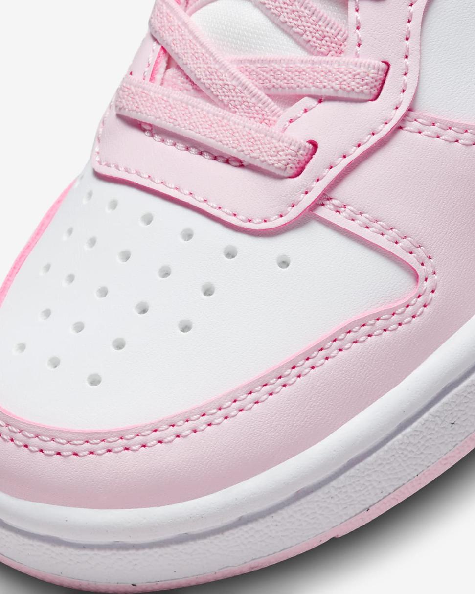 Nike Court Borough Low Recraft White/Pink Foam | Kids Nike Lifestyle