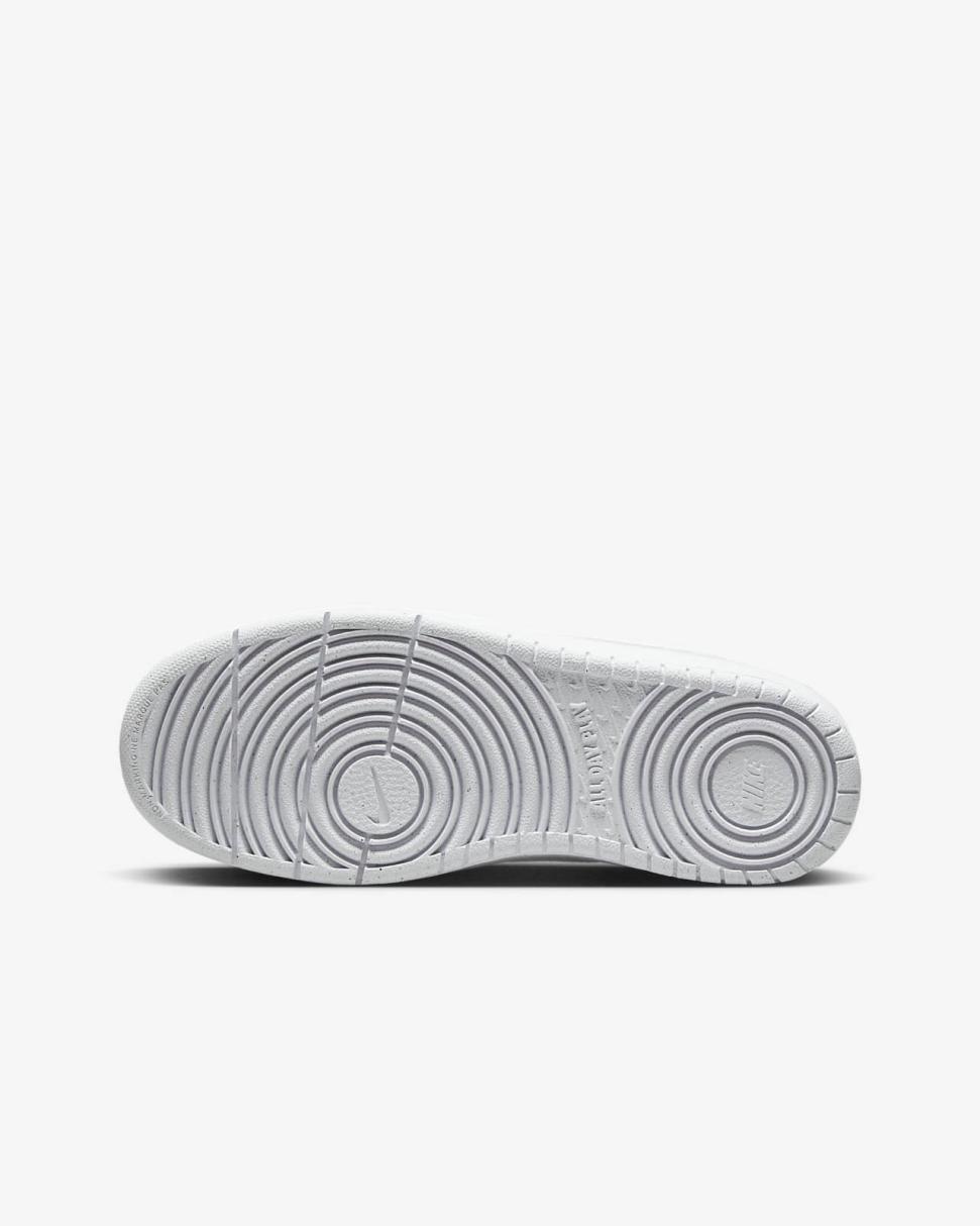 Nike Court Borough Low Recraft White/White/White | Kids Nike First Day Kicks