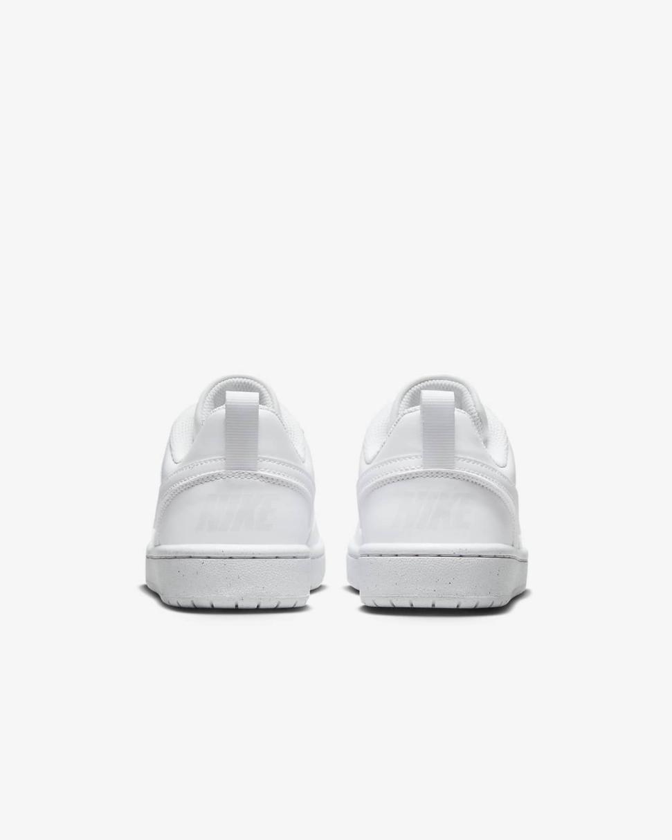 Nike Court Borough Low Recraft White/White/White | Kids Nike First Day Kicks