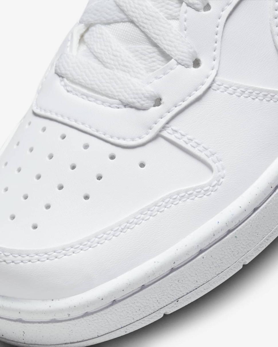 Nike Court Borough Low Recraft White/White/White | Kids Nike First Day Kicks