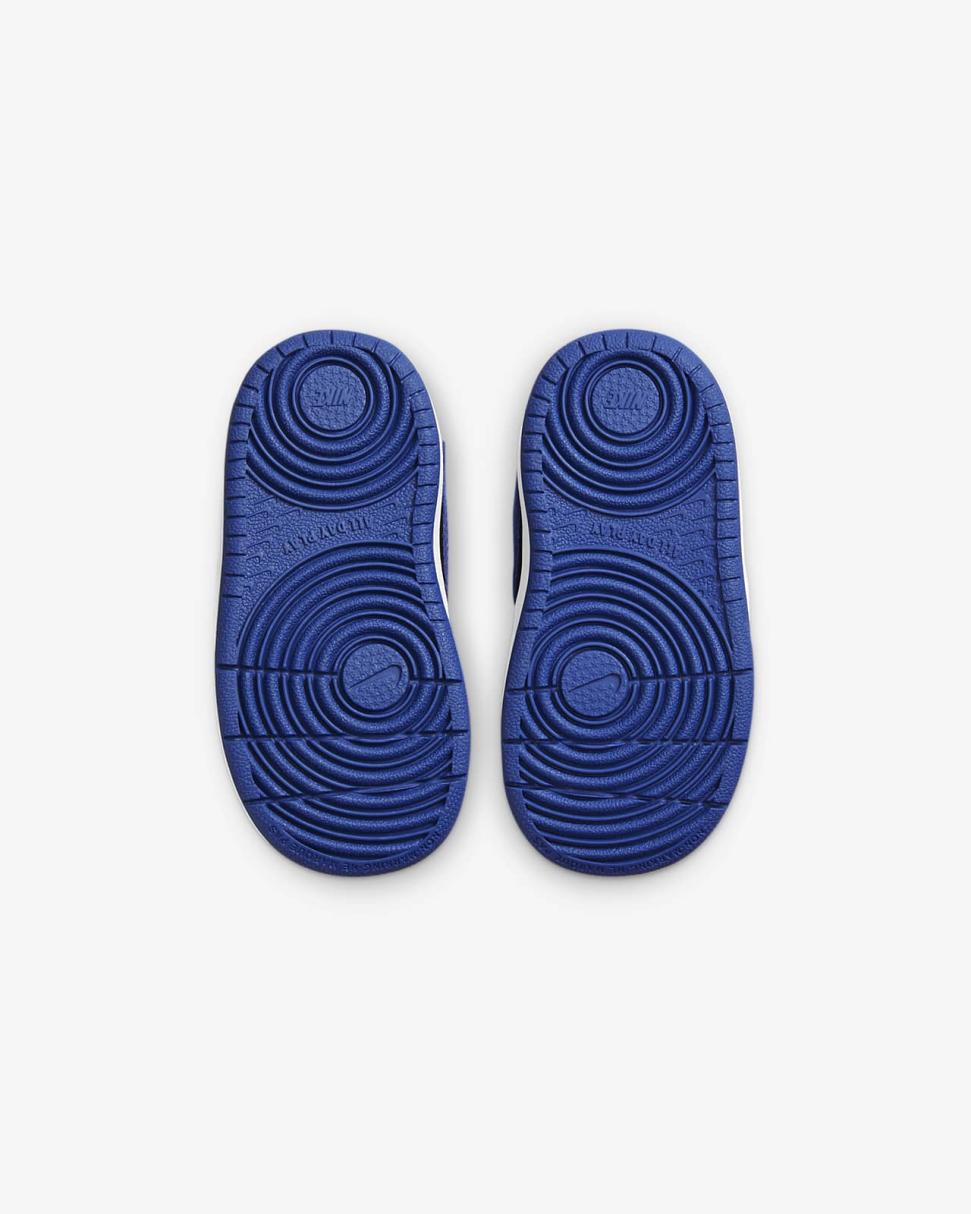 Nike Court Borough Mid 2 Black/Game Royal/White/Game Royal | Kids Nike Lifestyle