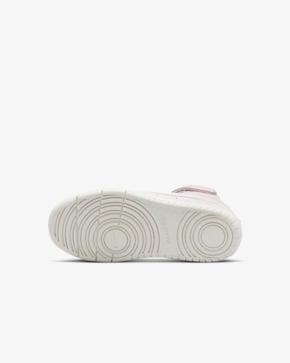 Nike Court Borough Mid 2 Pearl Pink/Summit White/White | Kids Nike Lifestyle