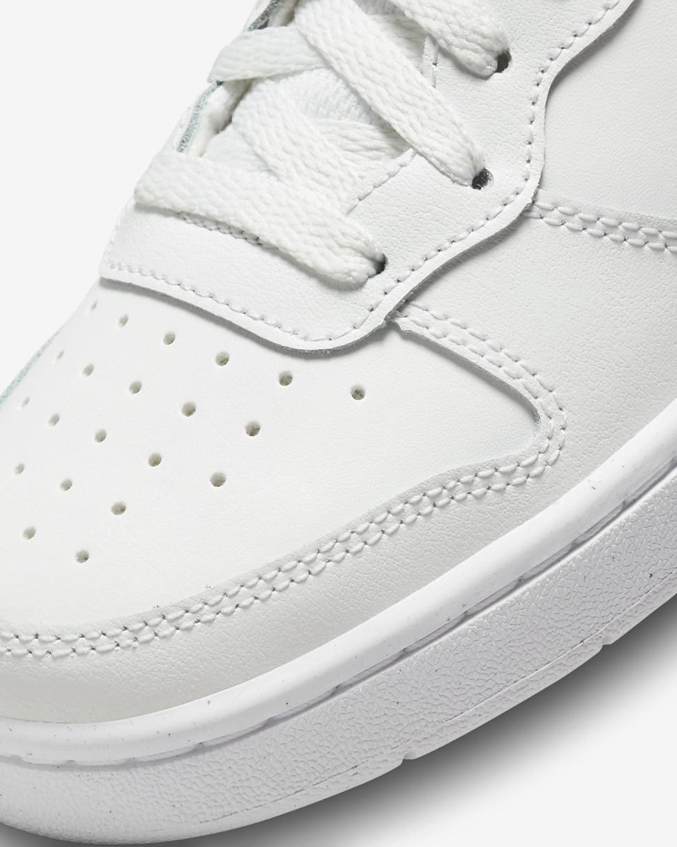 Nike Court Borough Mid 2 Summit White/Coral Chalk/White/Topaz Gold | Kids Nike Lifestyle