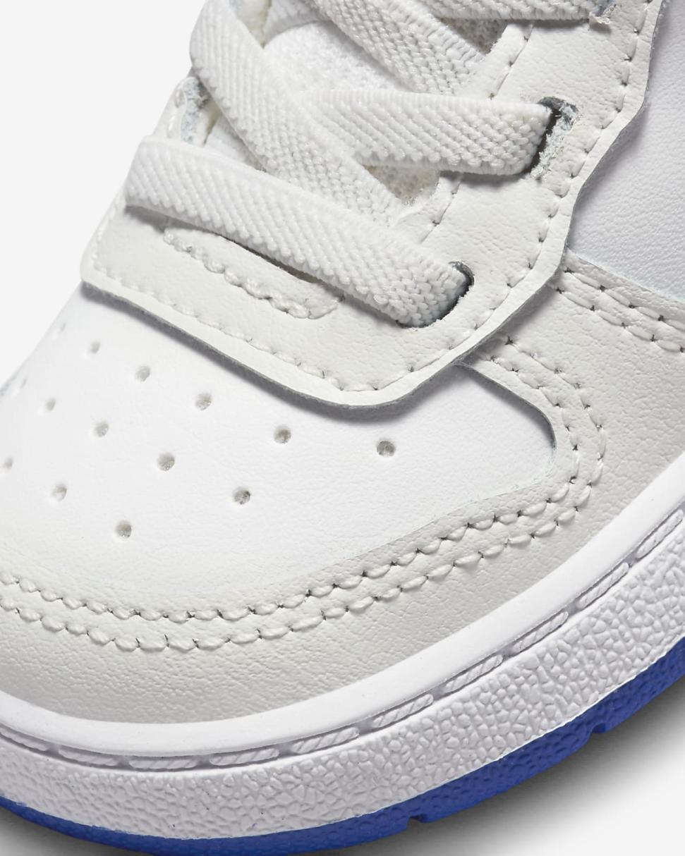 Nike Court Borough Mid 2 Summit White/White/Hyper Royal | Kids Nike Lifestyle
