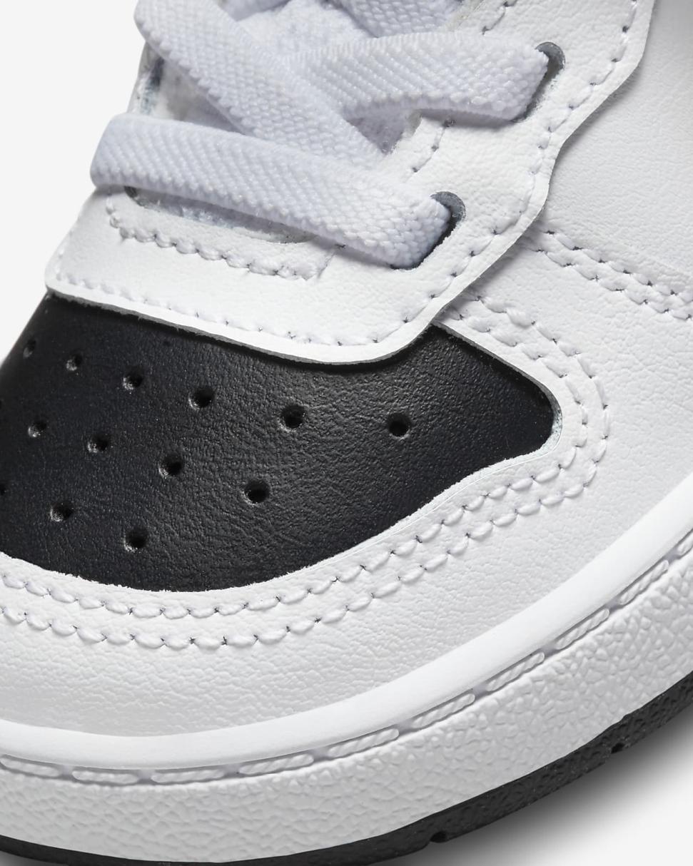 Nike Court Borough Mid 2 White/Black/University Red | Kids Nike Lifestyle