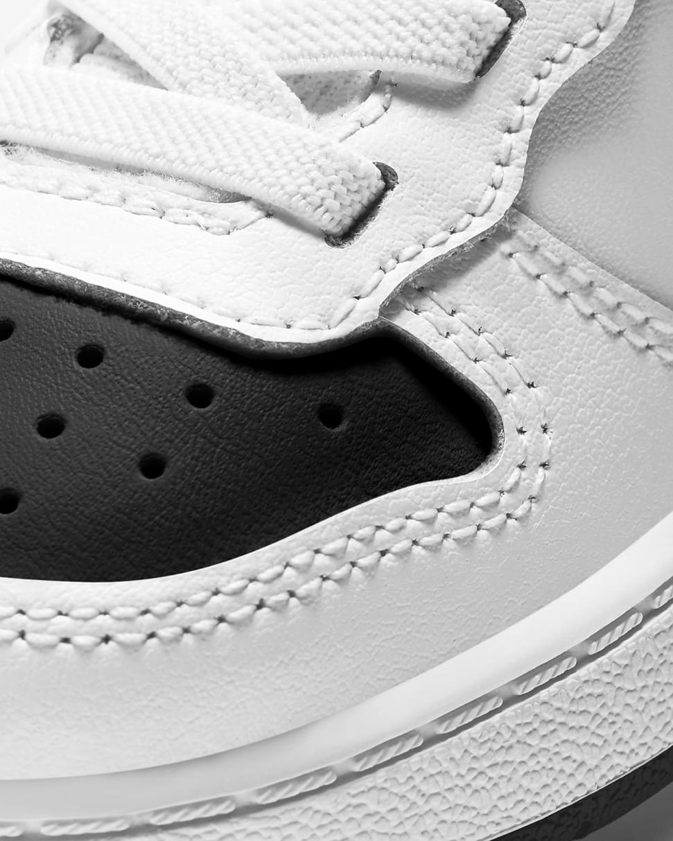 Nike Court Borough Mid 2 White/Black/University Red | Kids Nike Lifestyle
