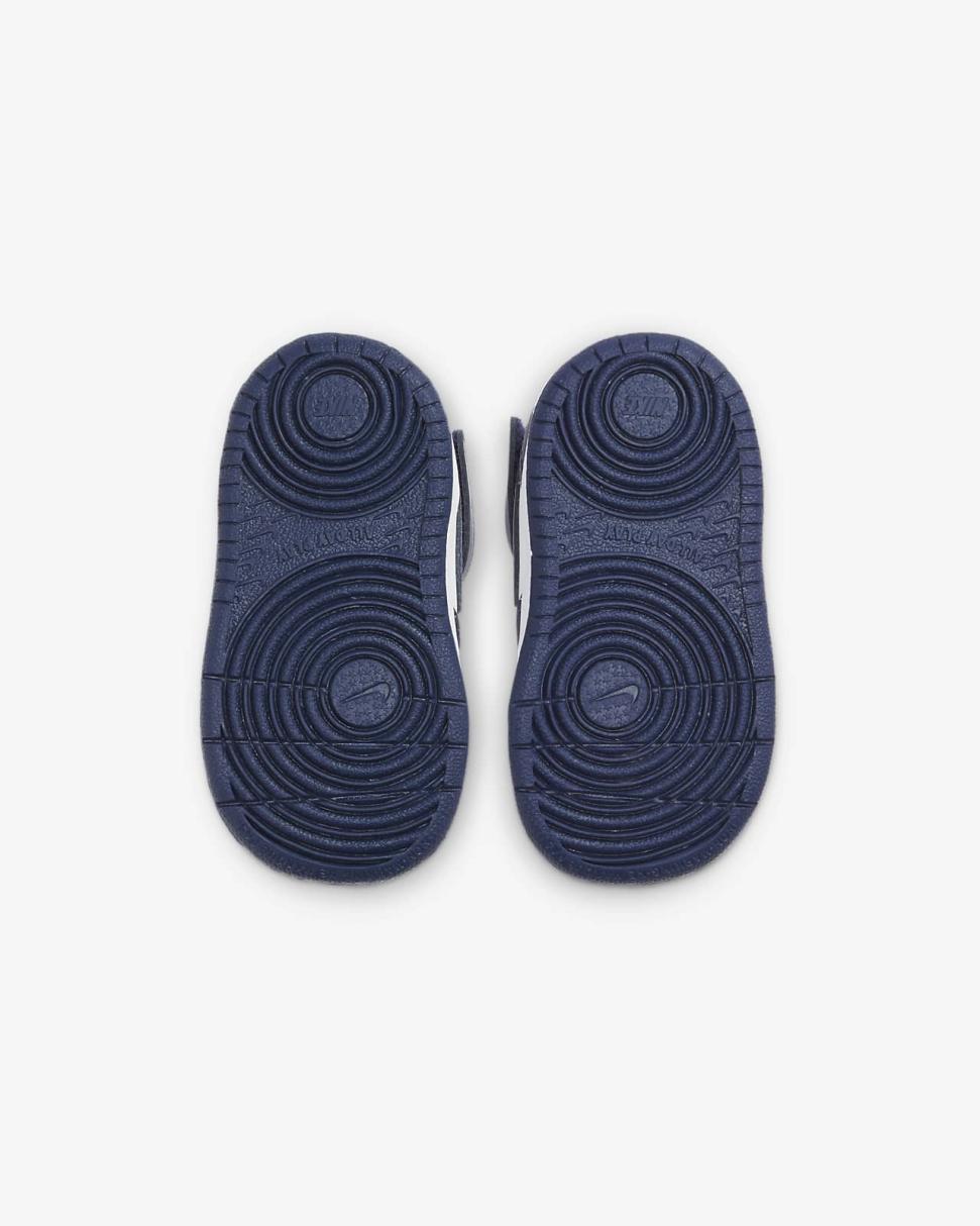 Nike Court Borough Mid 2 White/Signal Blue/Blue Void | Kids Nike Lifestyle