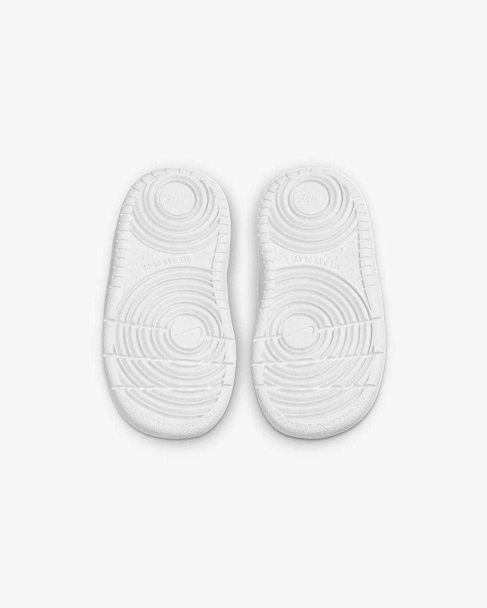 Nike Court Borough Mid 2 White/White/White | Kids Nike Lifestyle