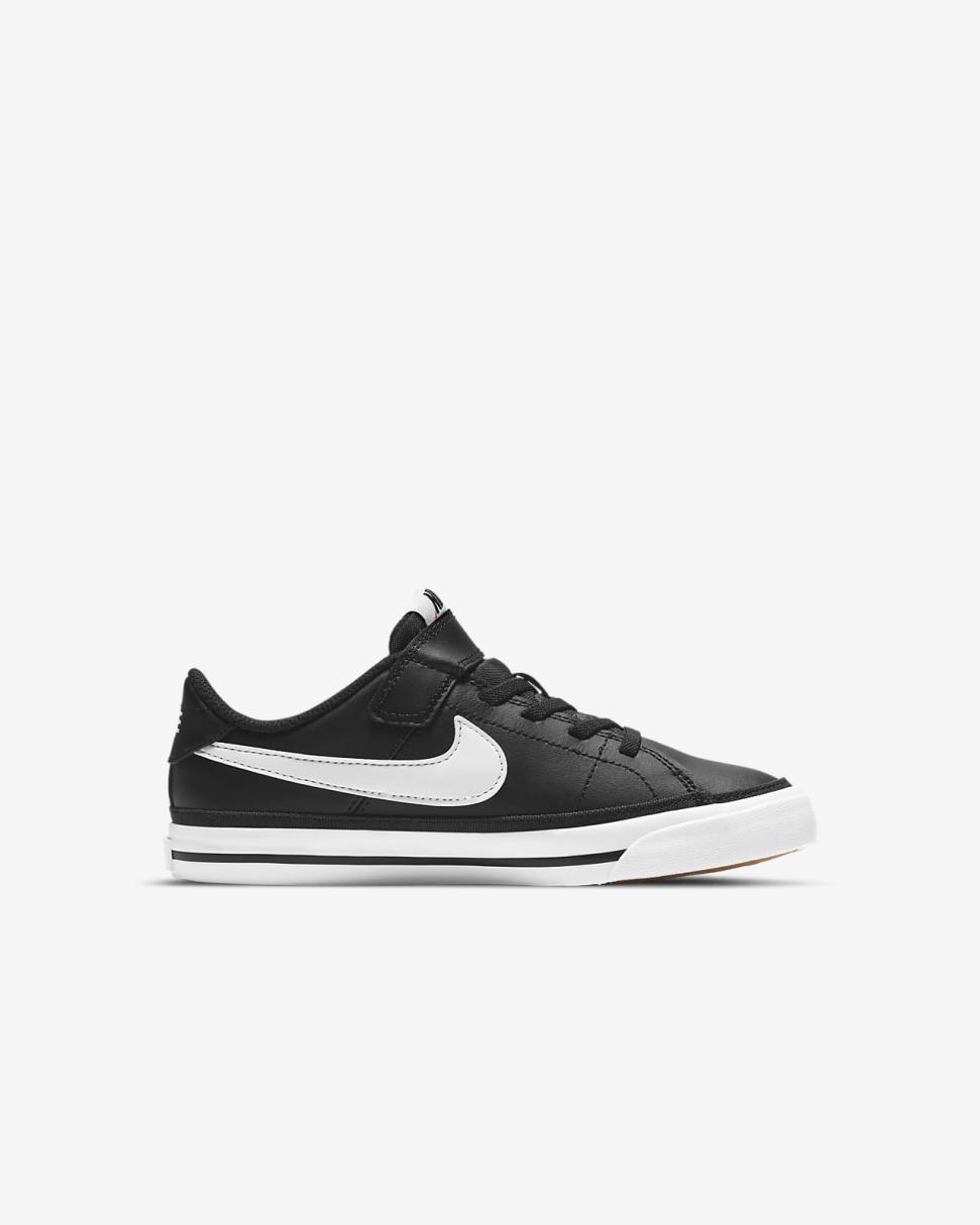 Nike Court Legacy Black/Gum Light Brown/White | Kids Nike First Day Kicks