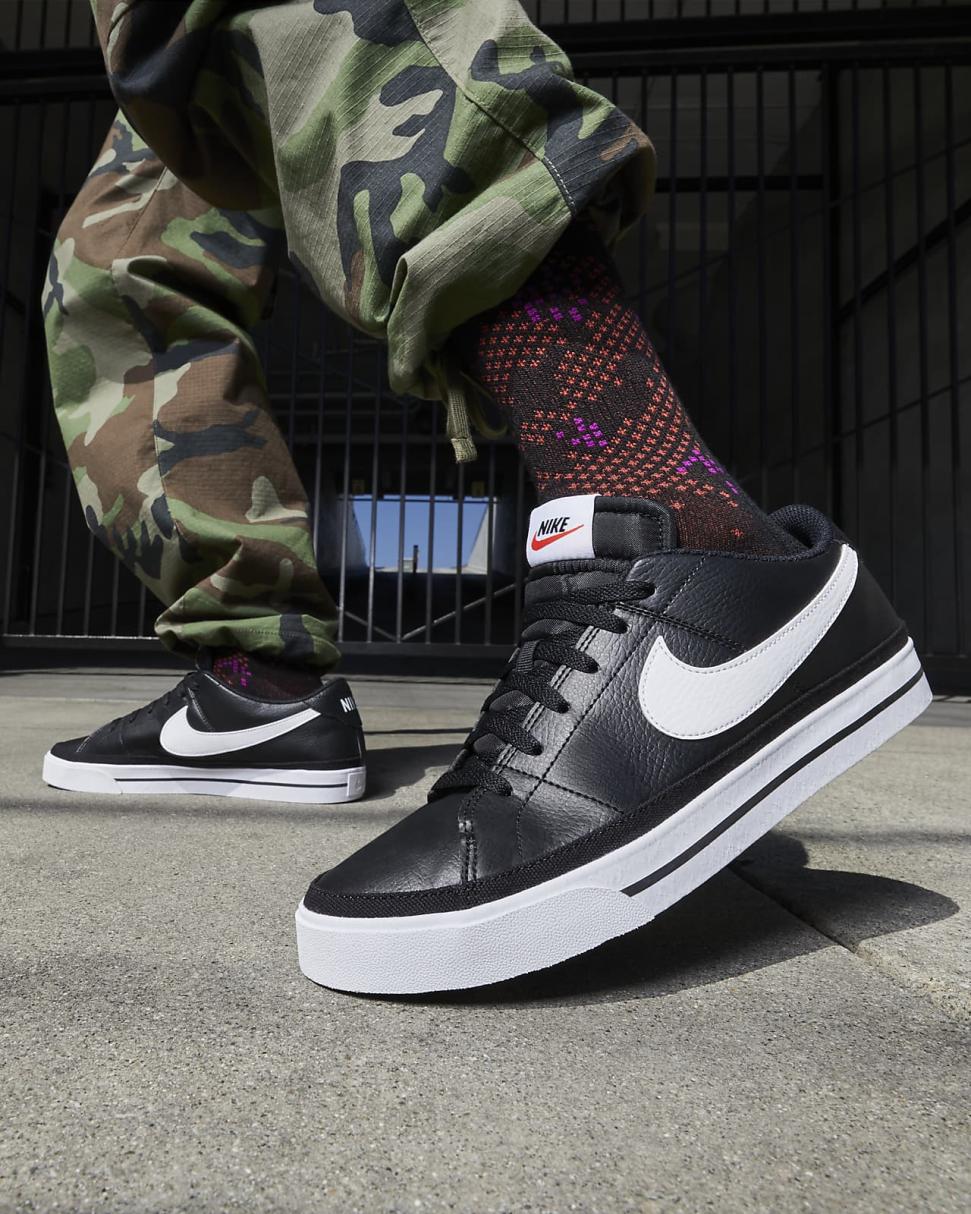 Nike Court Legacy Black/White | Mens Nike First Day Kicks