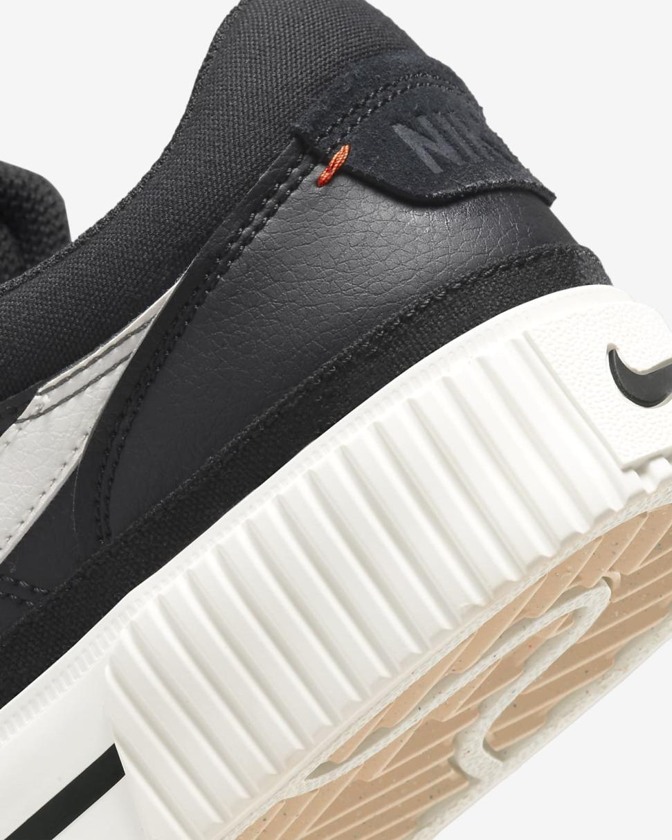 Nike Court Legacy Lift Black/White/Team Orange/Sail | Womens Nike First Day Kicks