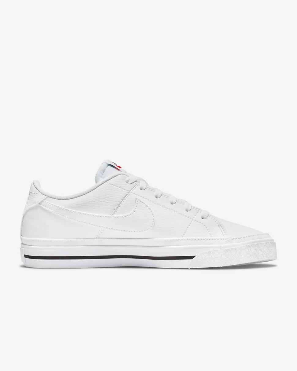 Nike Court Legacy Next Nature White/Black/Volt/White | Womens Nike First Day Kicks