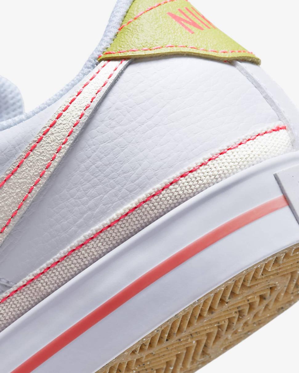Nike Court Legacy Next Nature White/Hot Punch/Bright Cactus/Phantom | Womens Nike Lifestyle