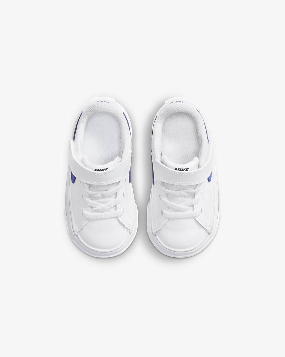 Nike Court Legacy White/Black/Game Royal | Kids Nike First Day Kicks