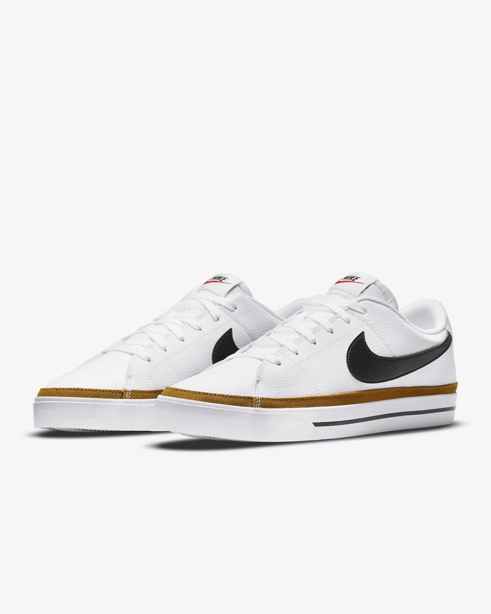 Nike Court Legacy White/Desert Ochre/Black | Mens Nike First Day Kicks