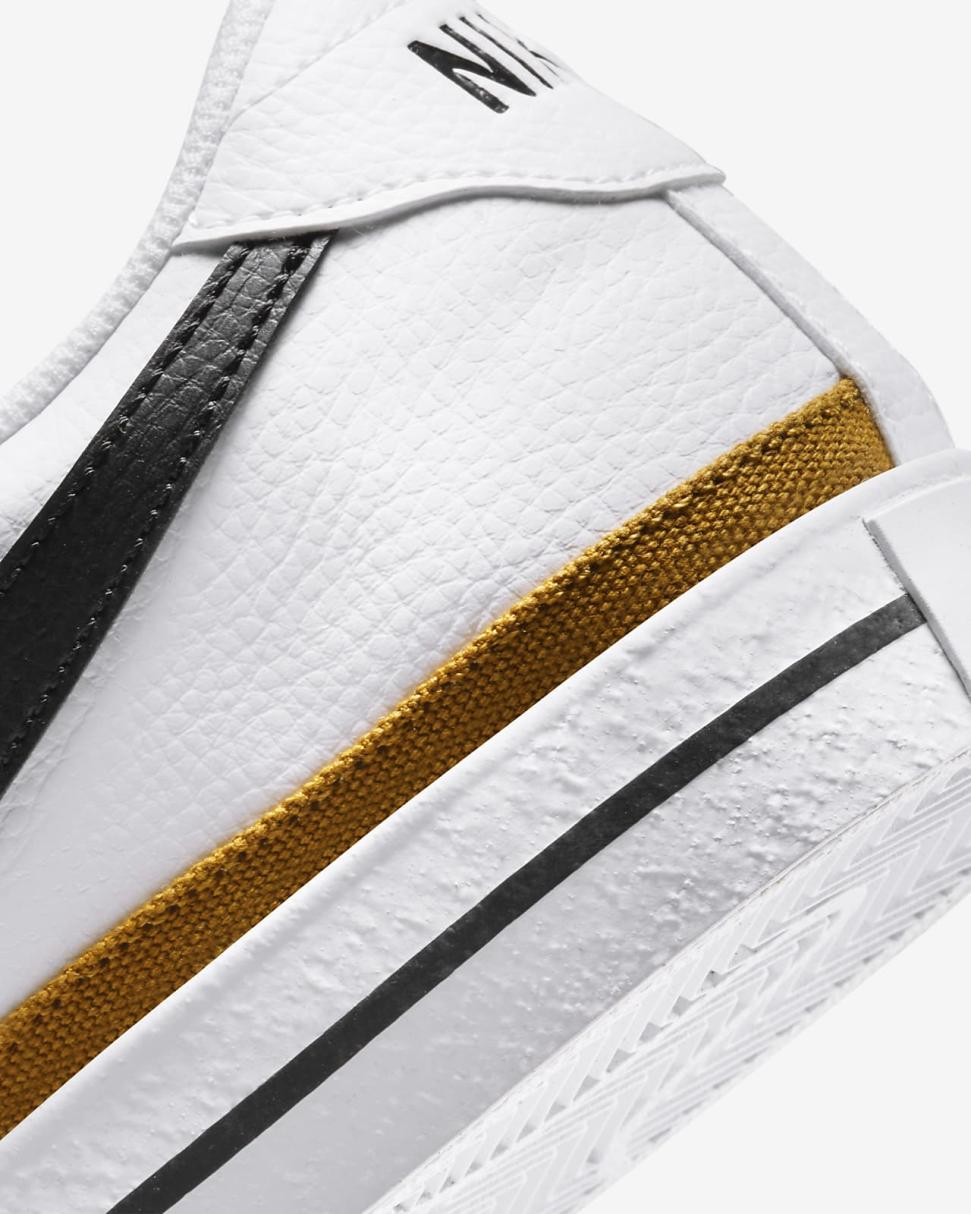 Nike Court Legacy White/Desert Ochre/Black | Mens Nike First Day Kicks