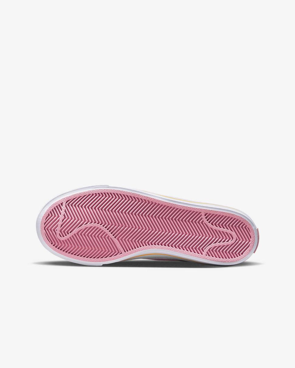 Nike Court Legacy White/Laser Orange/Coral Chalk | Kids Nike First Day Kicks