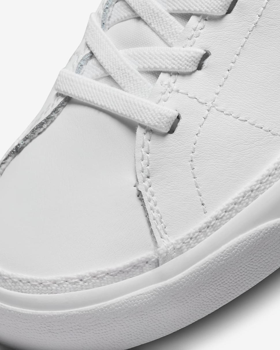 Nike Court Legacy White/Sesame/Honeydew/Pink Foam | Kids Nike First Day Kicks