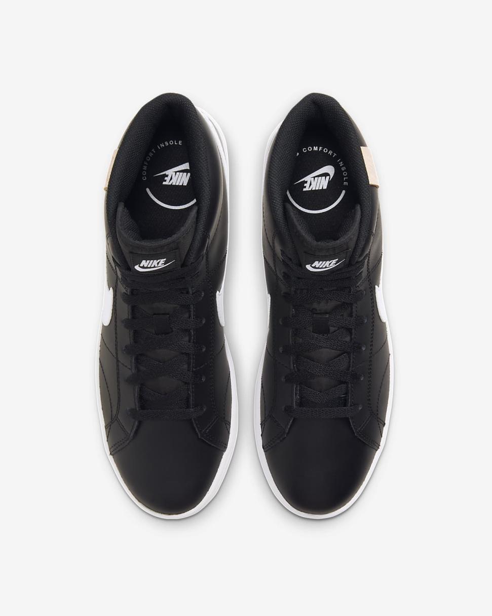 Nike Court Royale 2 Mid Black/White Onyx/White | Mens Nike Lifestyle