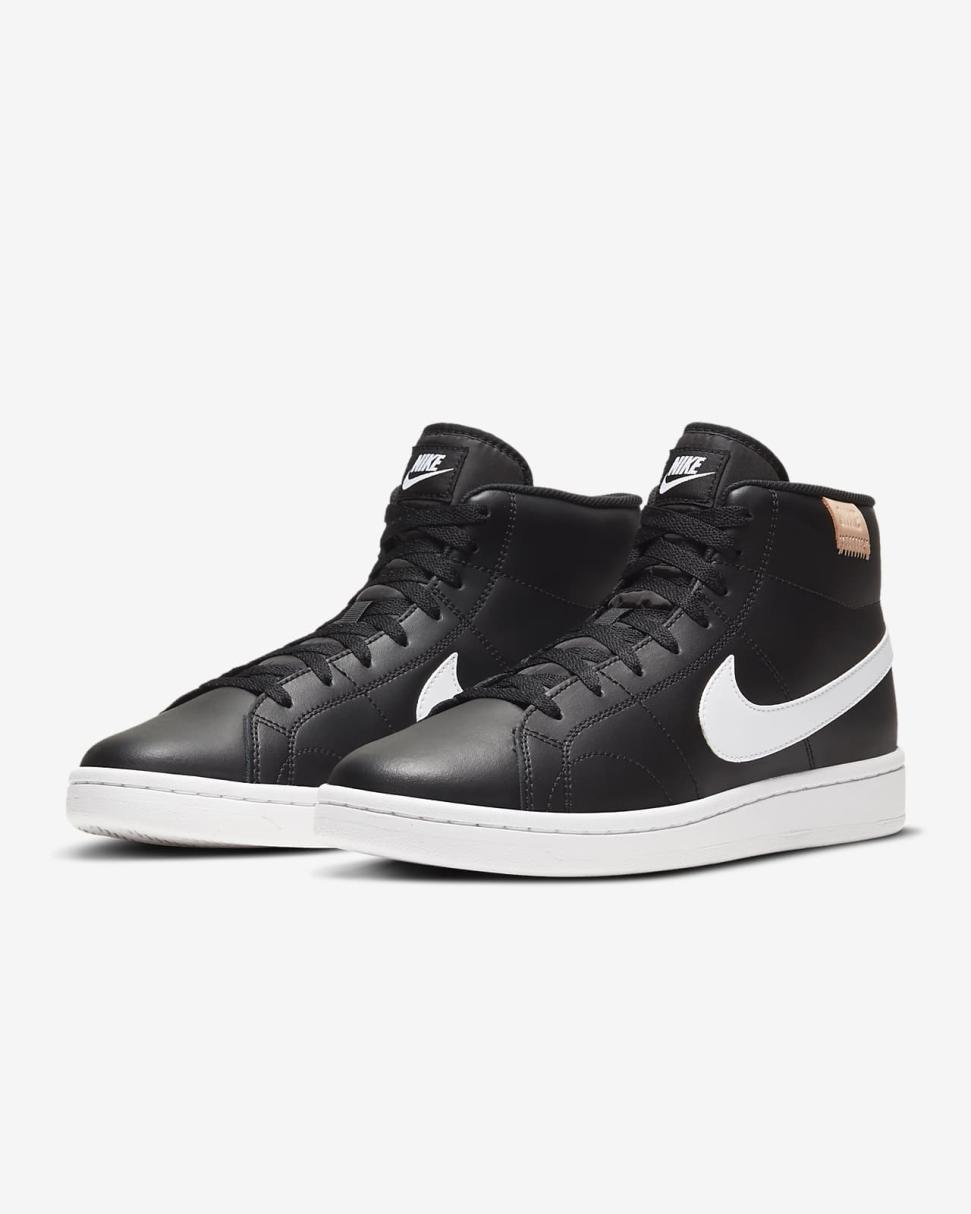 Nike Court Royale 2 Mid Black/White Onyx/White | Mens Nike Lifestyle