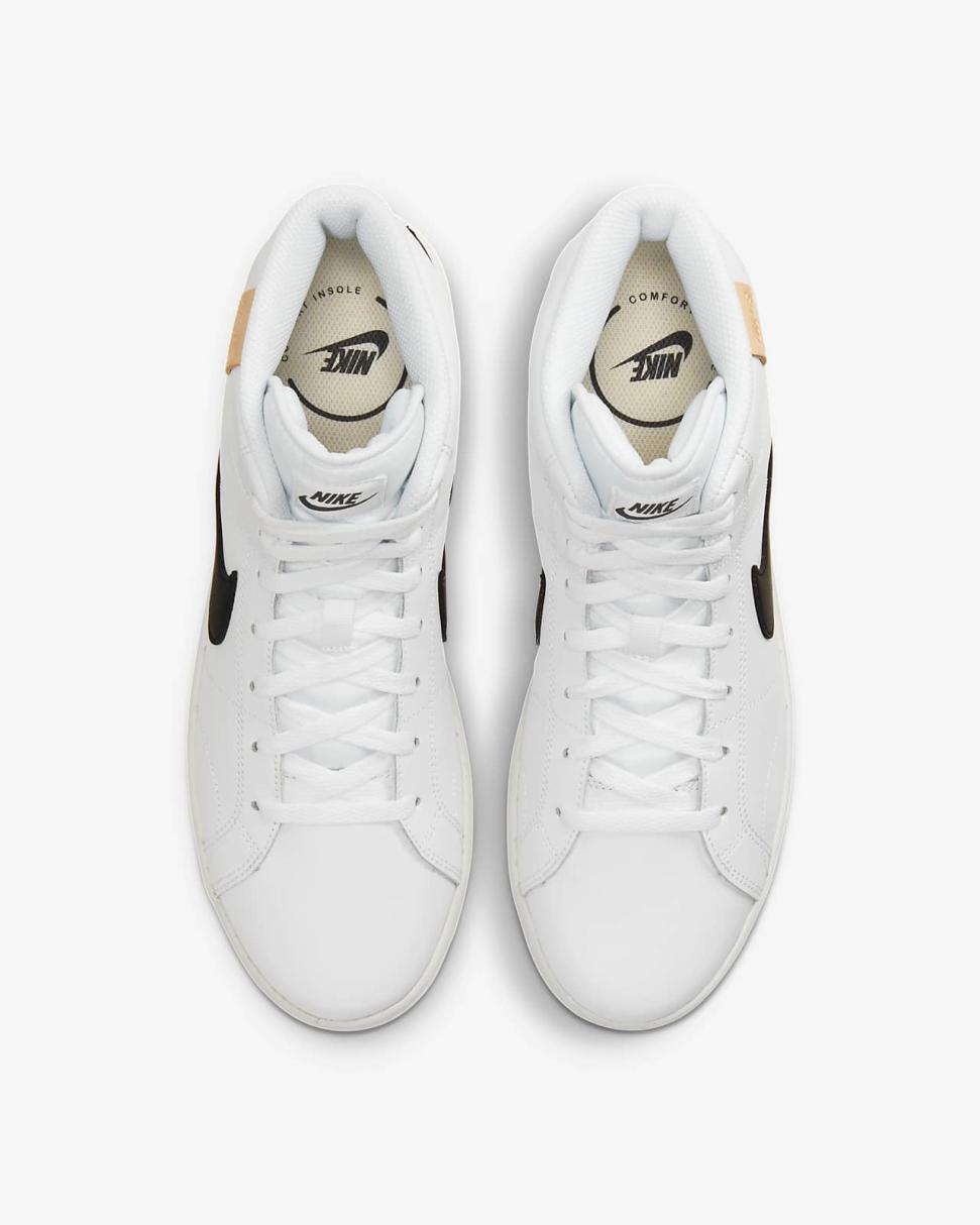 Nike Court Royale 2 Mid White/White Onyx/Black | Mens Nike Lifestyle
