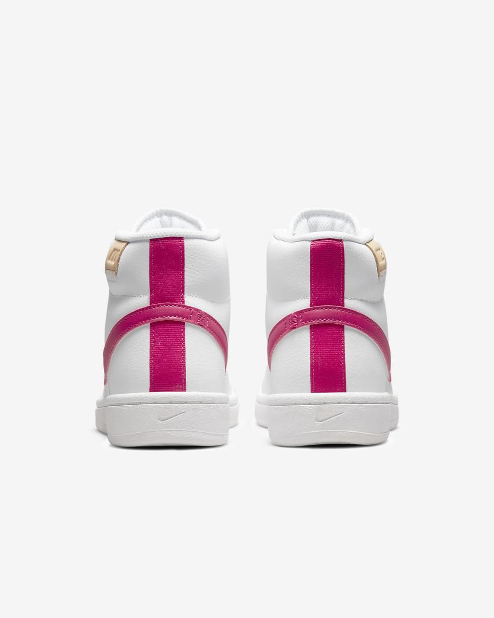 Nike Court Royale 2 Mid White/White Onyx/Rush Pink | Womens Nike Lifestyle