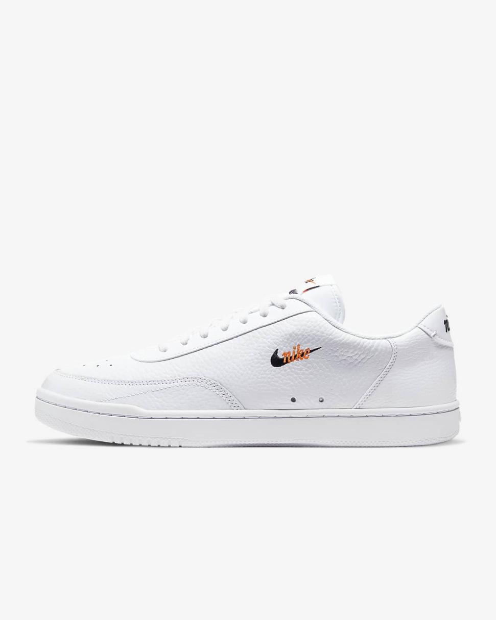 Nike Court Vintage Premium White/Total Orange/Black | Mens Nike Lifestyle