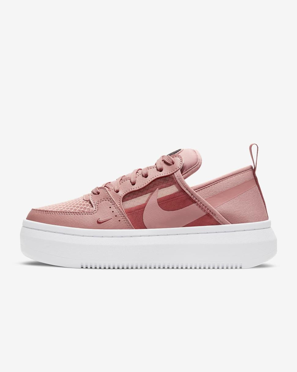 Nike Court Vision Alta Rust Pink/Canyon Rust/White/Rust Pink | Womens Nike Lifestyle