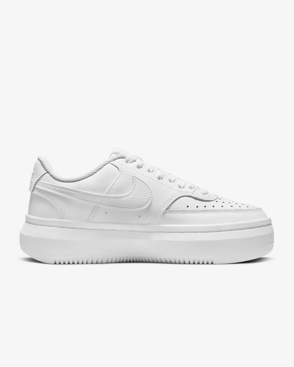 Nike Court Vision Alta White/White/White | Womens Nike First Day Kicks