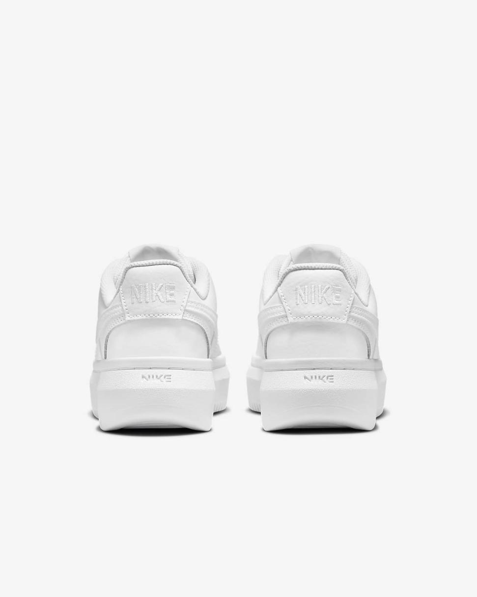 Nike Court Vision Alta White/White/White | Womens Nike First Day Kicks