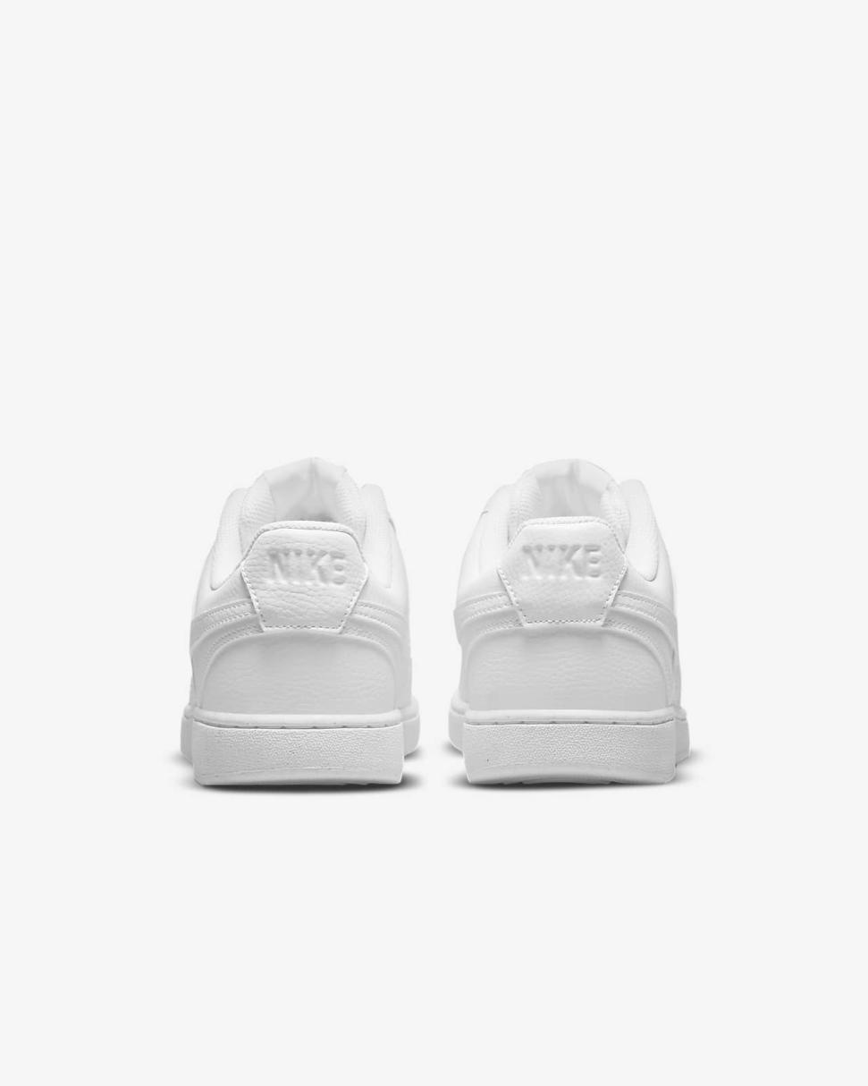 Nike Court Vision Low Next Nature White/White/White | Mens Nike First Day Kicks
