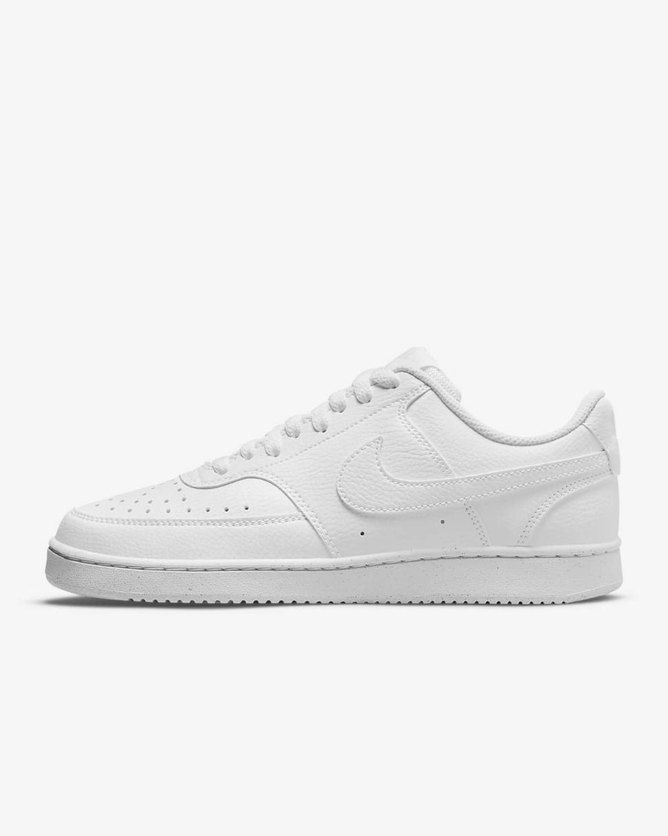 Nike Court Vision Low Next Nature White/White/White | Womens Nike Lifestyle