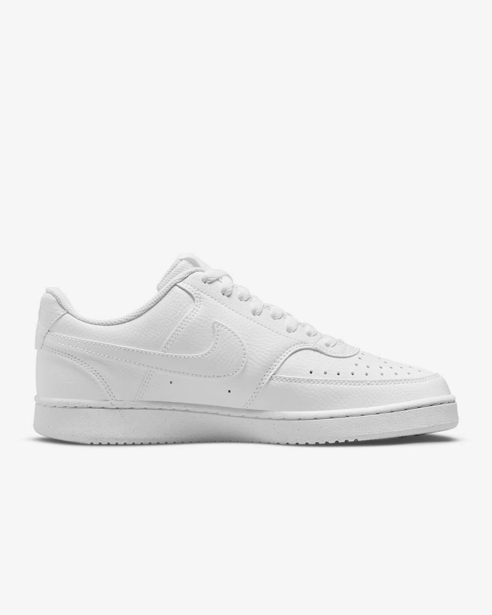 Nike Court Vision Low Next Nature White/White/White | Womens Nike Lifestyle