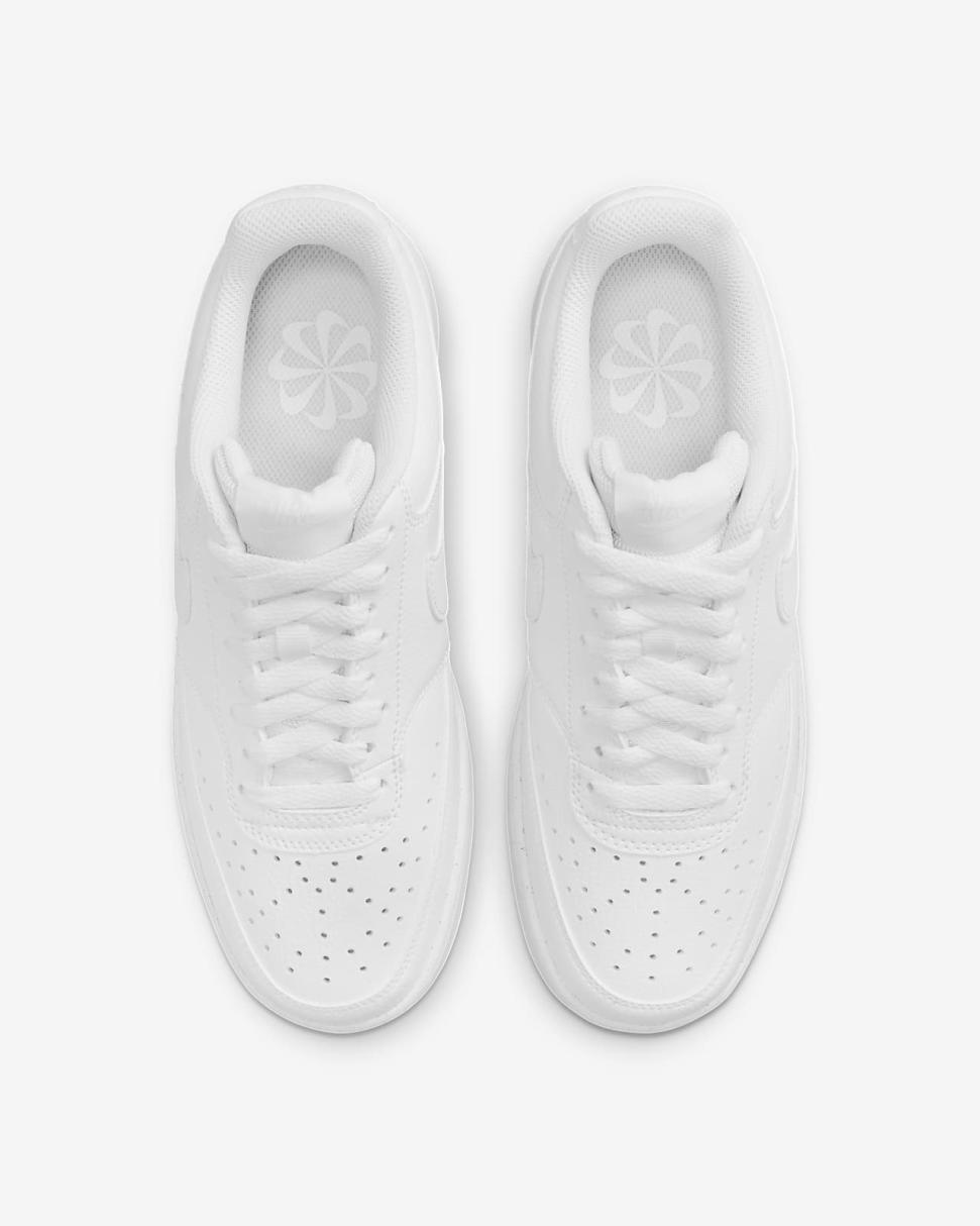 Nike Court Vision Low Next Nature White/White/White | Womens Nike Lifestyle