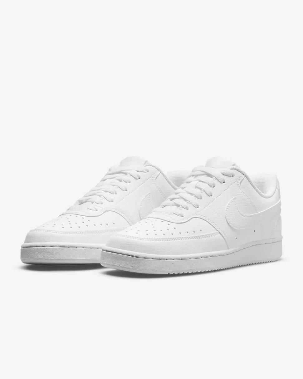 Nike Court Vision Low Next Nature White/White/White | Womens Nike Lifestyle