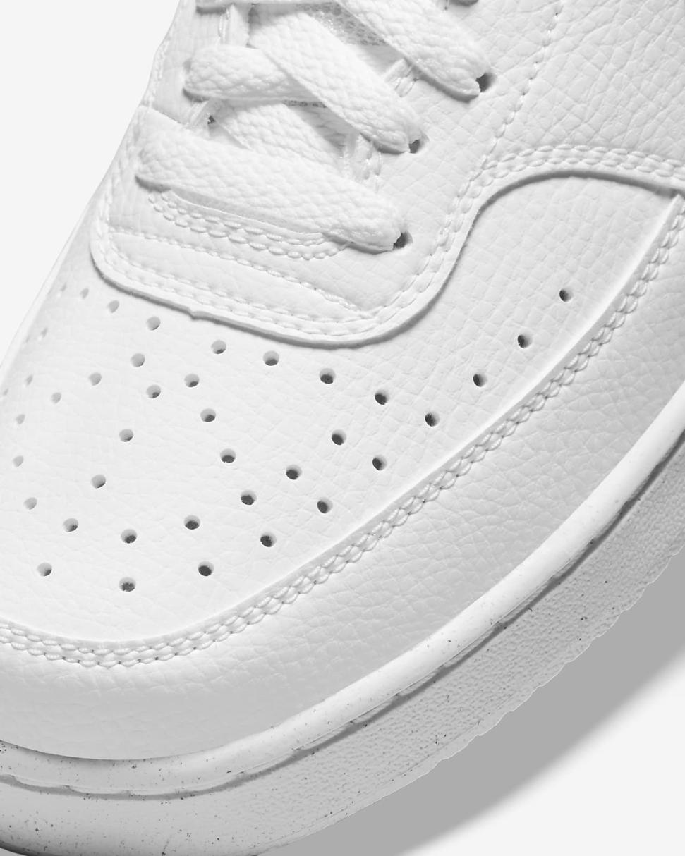 Nike Court Vision Low Next Nature White/White/White | Womens Nike Lifestyle