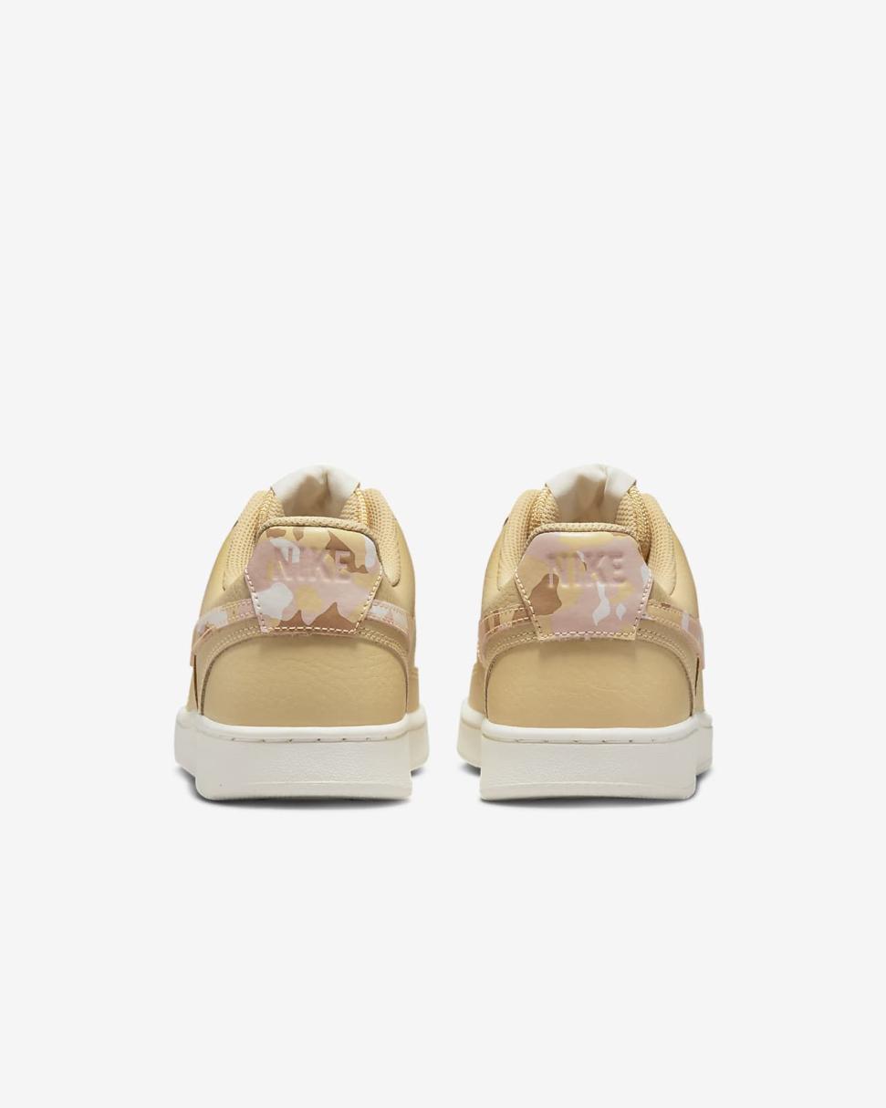 Nike Court Vision Low Sesame/Sail/Pink Oxford/Multi-Color | Womens Nike Lifestyle