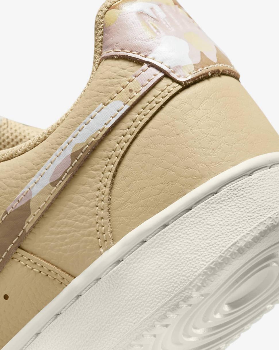 Nike Court Vision Low Sesame/Sail/Pink Oxford/Multi-Color | Womens Nike Lifestyle