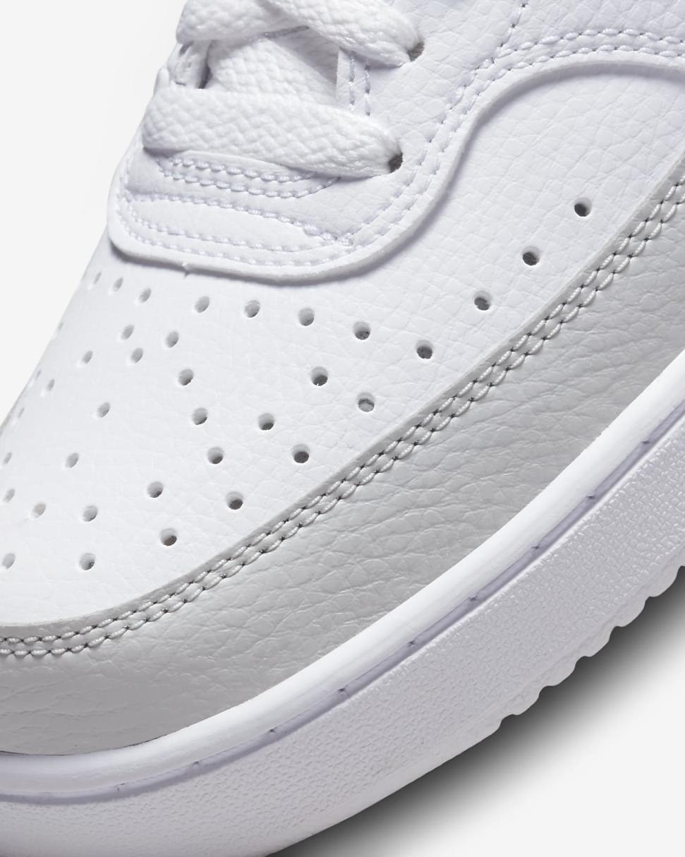 Nike Court Vision Low White/Grey Fog/Black/University Red | Womens Nike Lifestyle