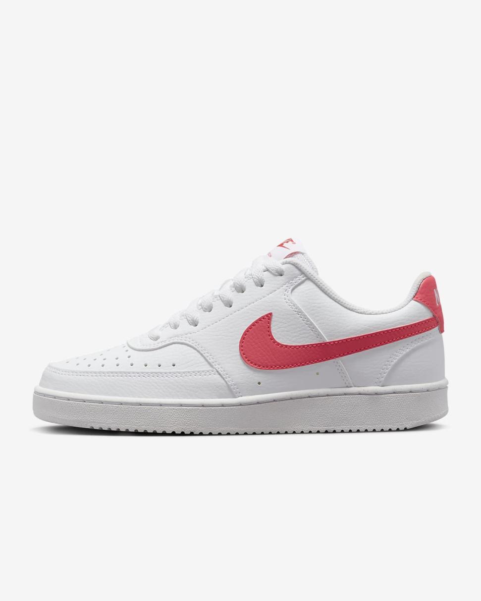 Nike Court Vision Low White/Volt/Black/Sea Coral | Womens Nike Lifestyle