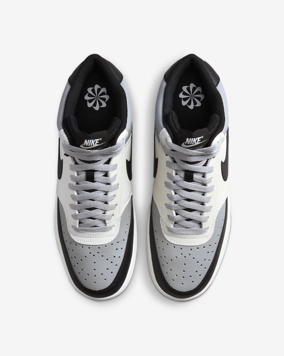 Nike Court Vision Mid Next Nature Light Smoke Grey/Sail/Black | Mens Nike Lifestyle