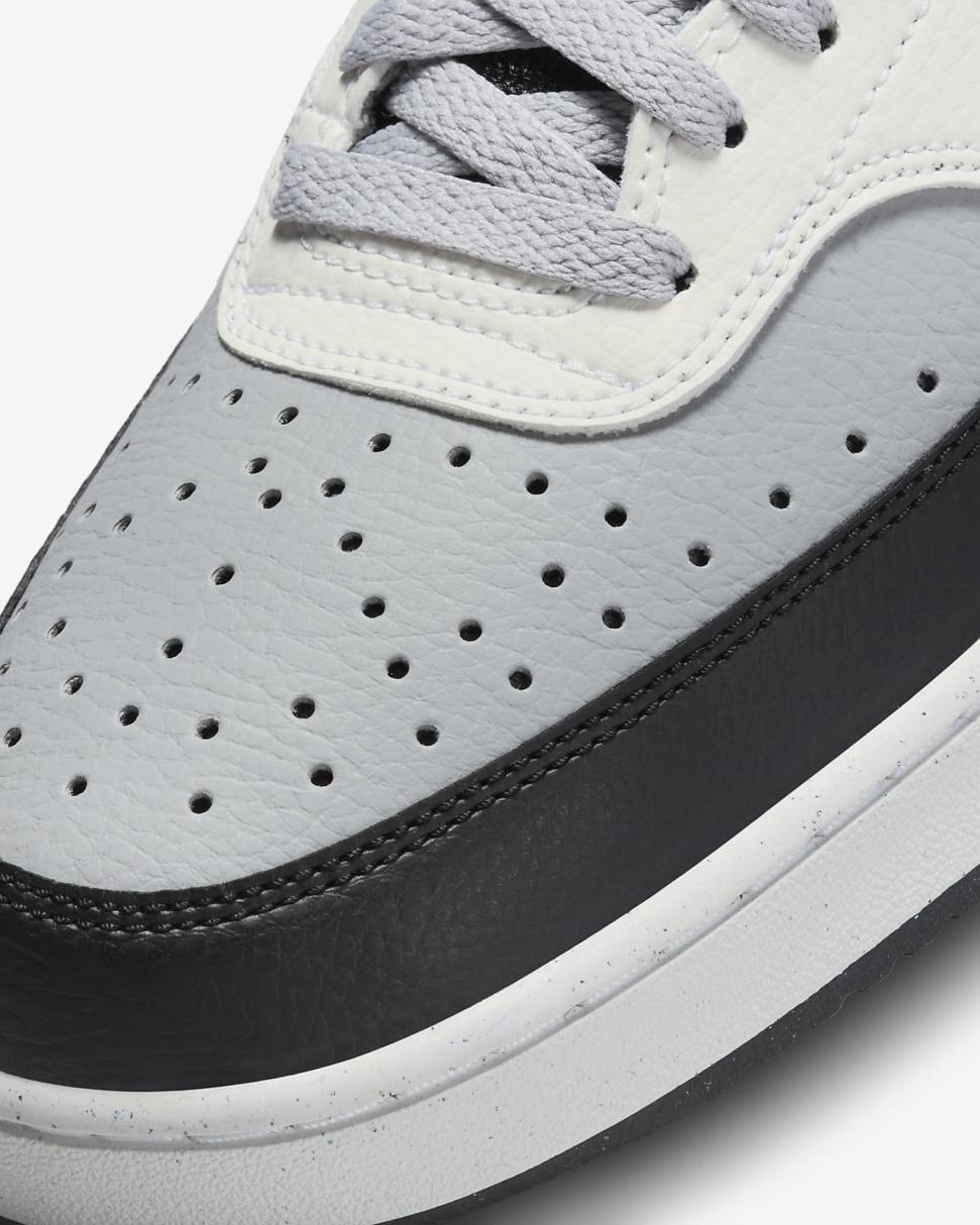 Nike Court Vision Mid Next Nature Light Smoke Grey/Sail/Black | Mens Nike Lifestyle
