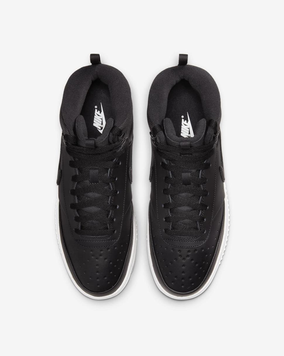 Nike Court Vision Mid Winter Black/Phantom/Black | Mens Nike Lifestyle