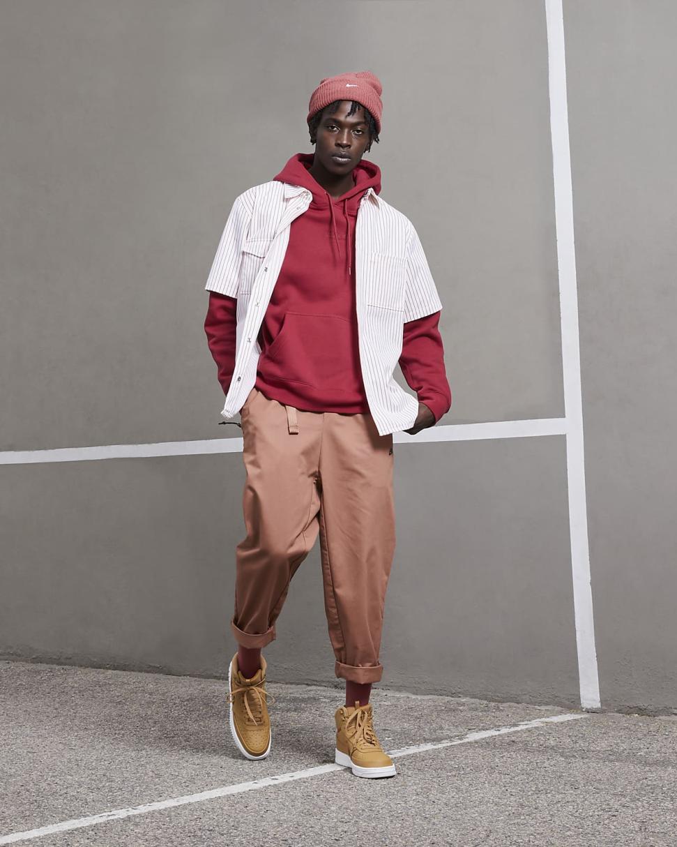 Nike Court Vision Mid Winter Elemental Gold/Sail/Desert Ochre/Elemental Gold | Mens Nike Lifestyle