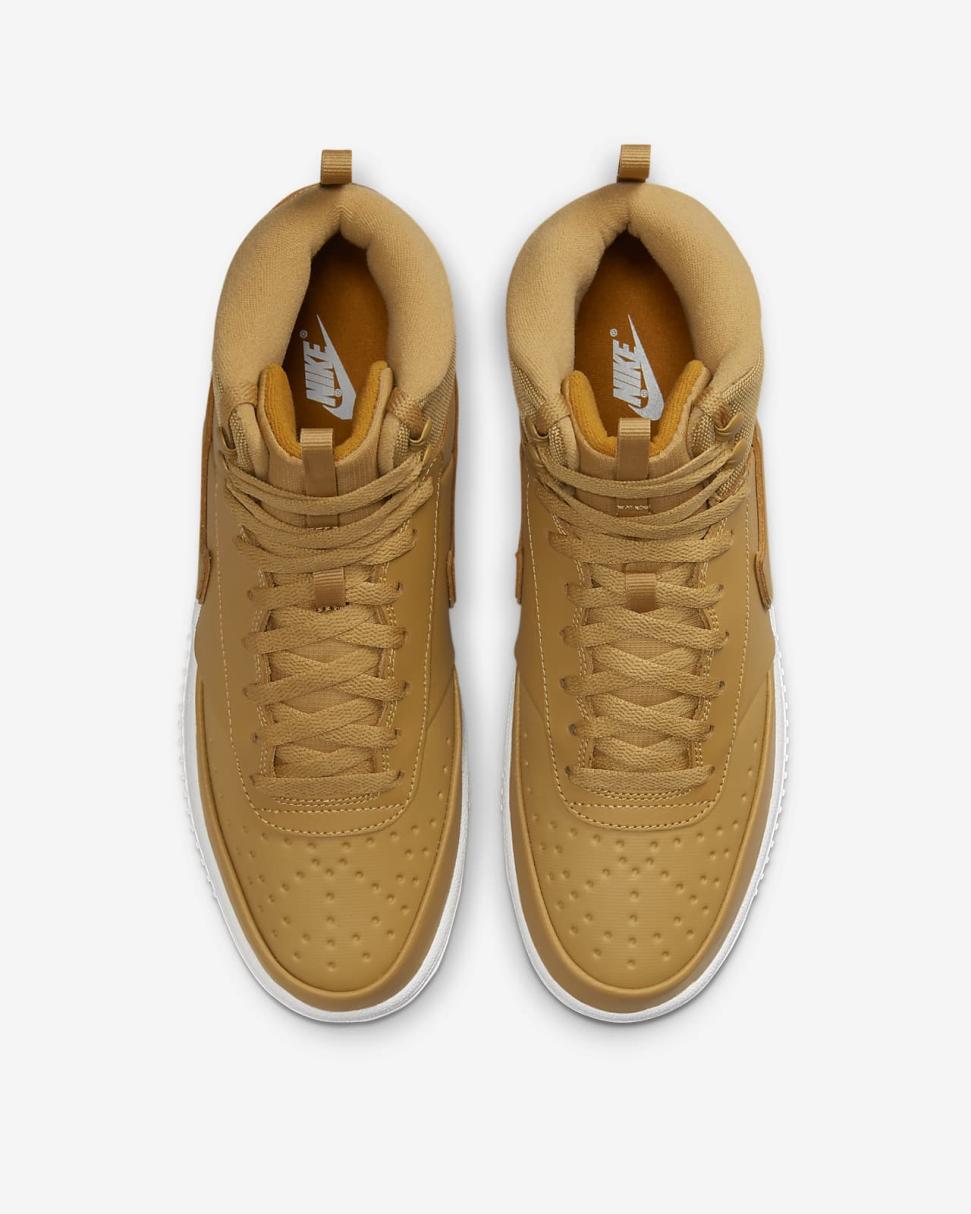 Nike Court Vision Mid Winter Elemental Gold/Sail/Desert Ochre/Elemental Gold | Mens Nike Lifestyle