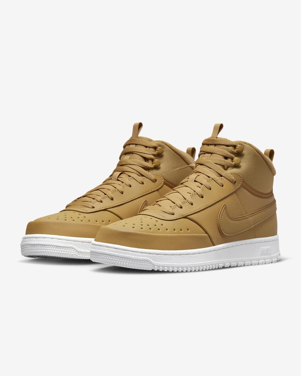 Nike Court Vision Mid Winter Elemental Gold/Sail/Desert Ochre/Elemental Gold | Mens Nike Lifestyle